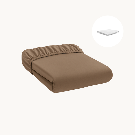 Topper Hoeslaken Jersey Premium Taupe