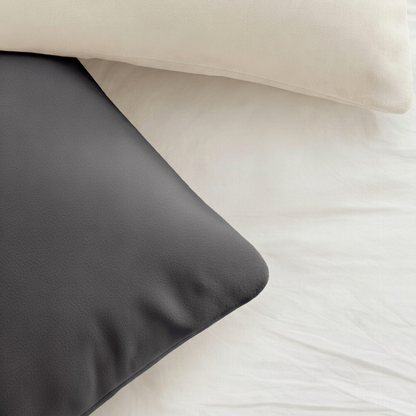 Y-NOT Kussenslopen Jersey Flannel Antra/Greige 60x70 cm 2-pack