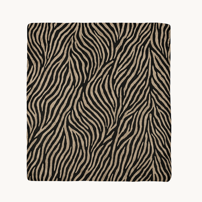 Dekbed Zonder Overtrek Mat Satijn Tiger Black Gold
