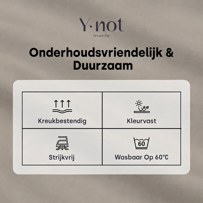 Matras Hoeslaken Premium Katoen Satijn Taupe