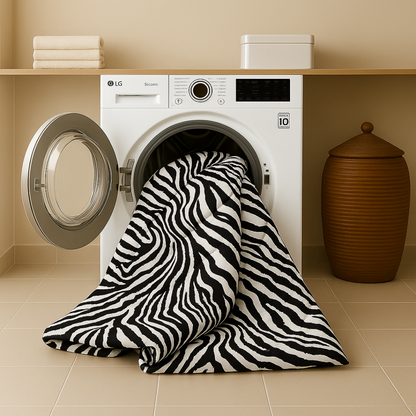 Dekbed Zonder Overtrek Mat Satijn Tiger Black Silver