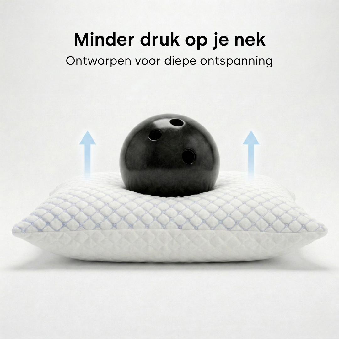 Y NOT Dreampillow Cloud aanpasbaar kussen tegen nek en schouderklachten