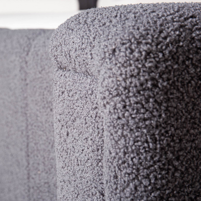 Amore Rituals Teddy bed  + Hybrid Pocket 500 Matras - Nº156 - Antracite