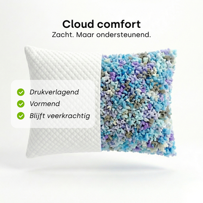 Y NOT Dreampillow Cloud premium kussen dat in vorm blijft