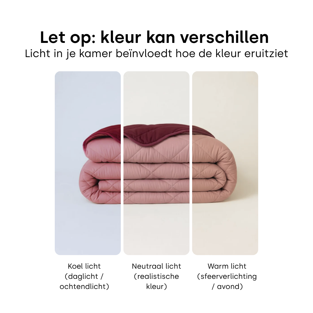 Y-NOT All Year Dekbed Plum / Old Pink