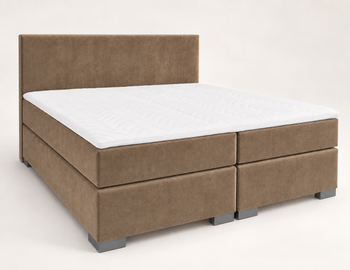 Y-NOT - Mila Boxspring - Complete set - Taupe