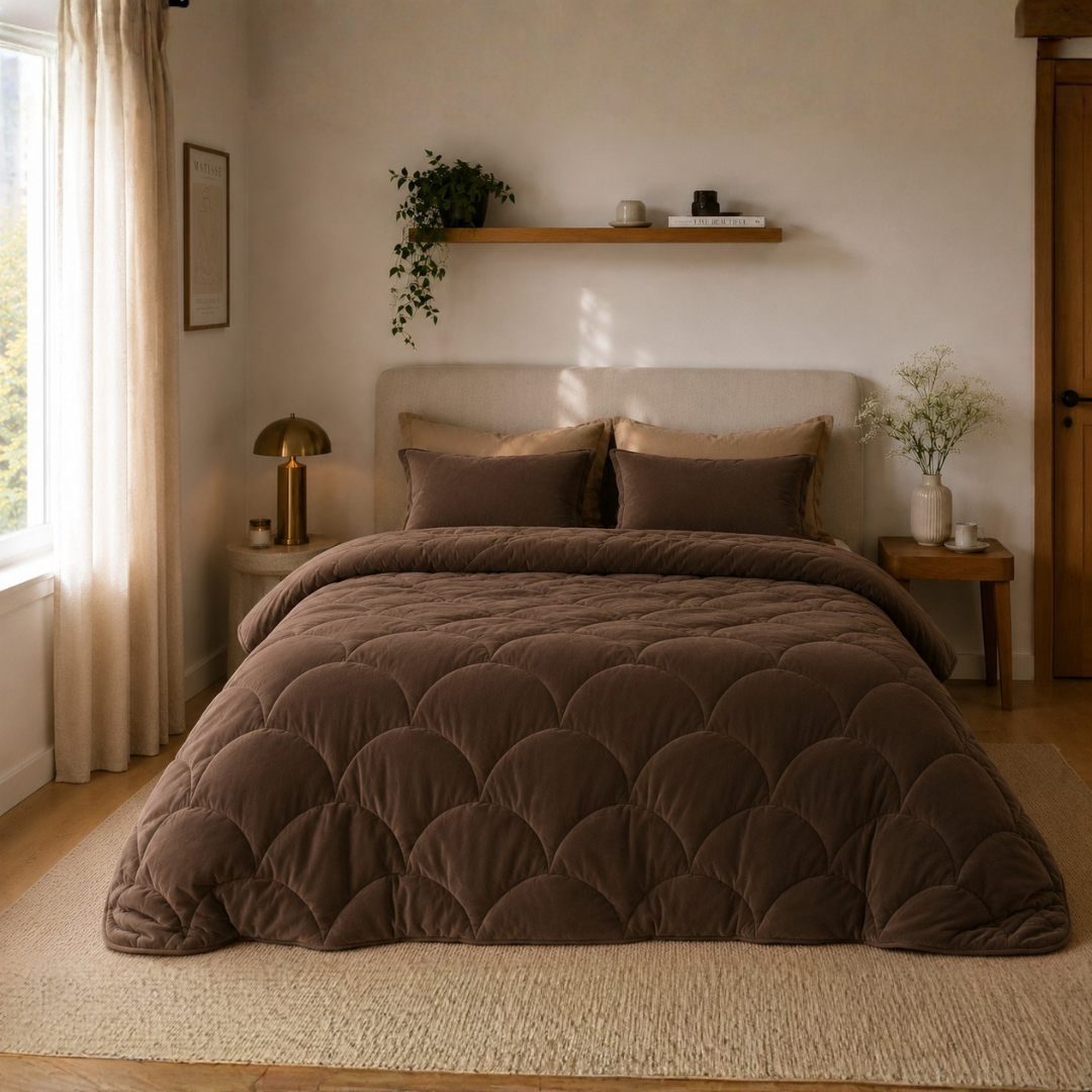 Y-NOT Velvet Dekbed Chocolate