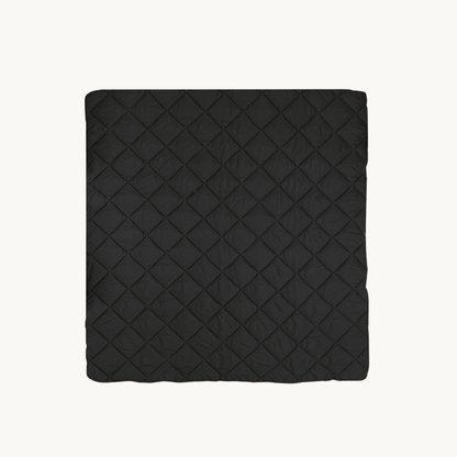 Dekbed Zonder Overtrek 4-Seizoen Mat Satijn Zwart