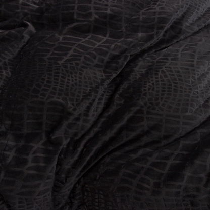 Kussenslopen Velvet Snake Skin Jet Black 60x70 cm 2-pack