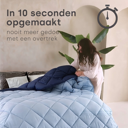 Y-NOT™ Dreambed Original All Year Light Blue / Dark Blue (220cm lang)