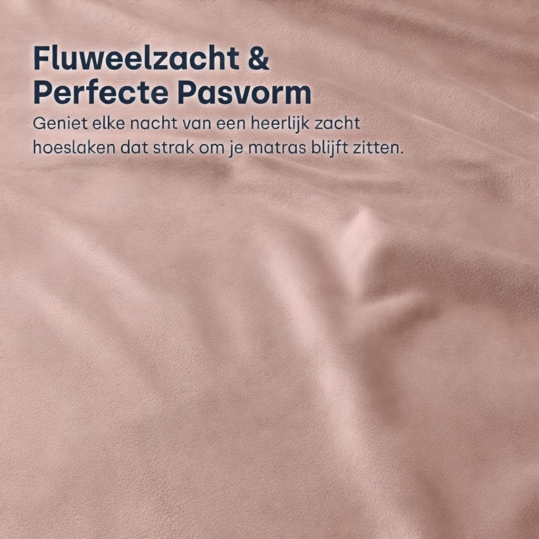 Matras Hoeslaken Velvet Pink