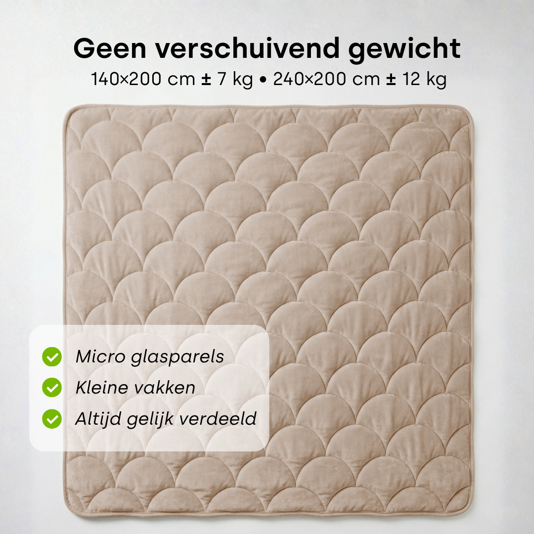 Y NOT DreamBlanket Calm weighted blanket taupe