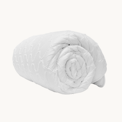 Dekbed Zonder Overtrek Japandi Curve White