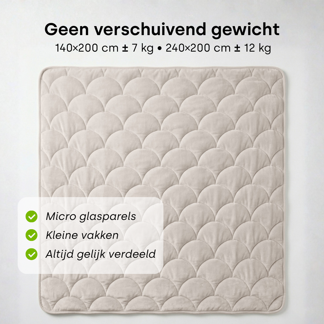 Verzwaringsdeken 7 kg voor ontspanning en rustiger slapen