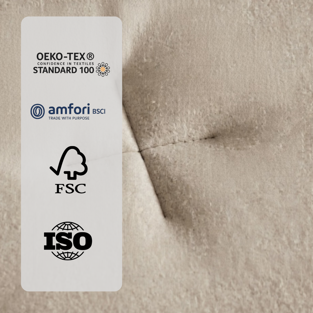 YNOT Dreambed Signature Jersey Fleece Taupe/Creme