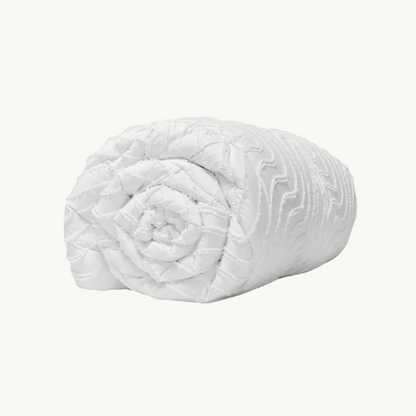 Dekbed Zonder Overtrek Japandi Waves White