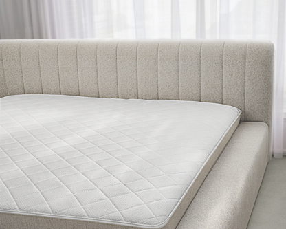 Adore Ledikant Edira Beige - Modern laag zweefbed - Nº11 - Pearl Ivory