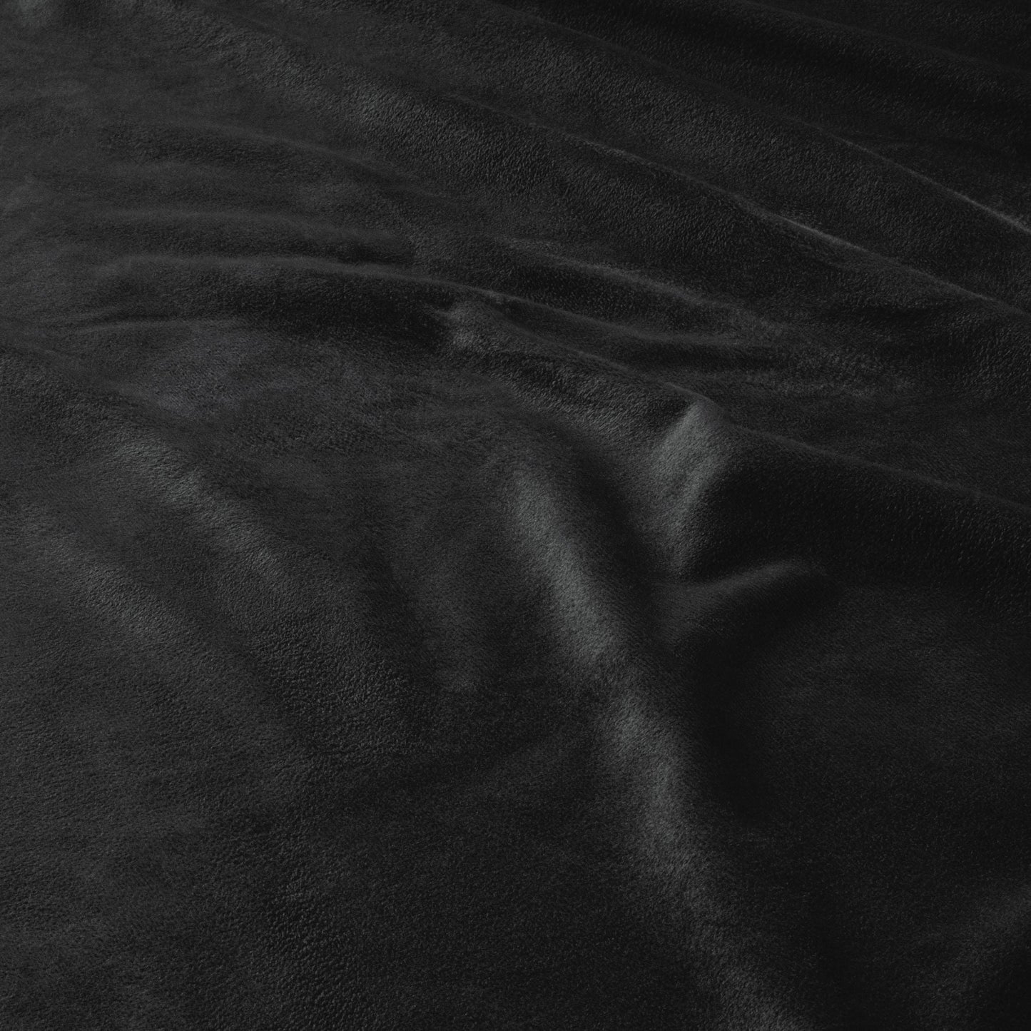 Hoeslaken Velvet  Obsidian Black