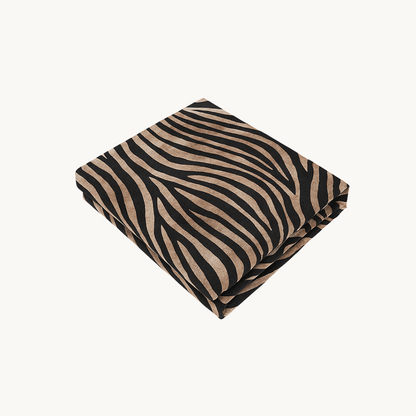 Kussenslopen Mat Satijn Tiger Black Gold 60x70 cm 2-Pack