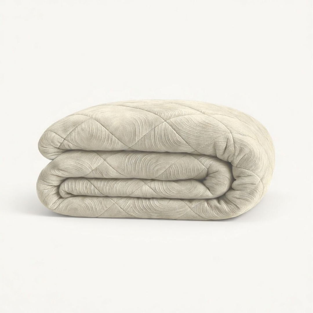 Y-NOT Zomerdekbed Velvet Japandi Pearl White