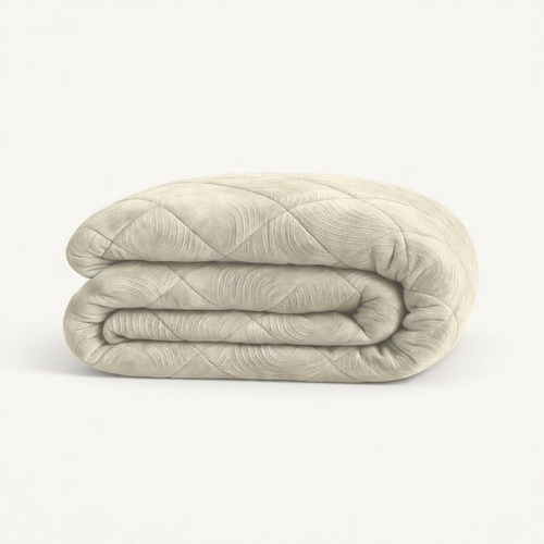 Y-NOT Zomerdekbed Velvet Japandi Pearl White