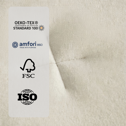 YNOT Dreambed Signature Jersey Fleece Taupe/Creme