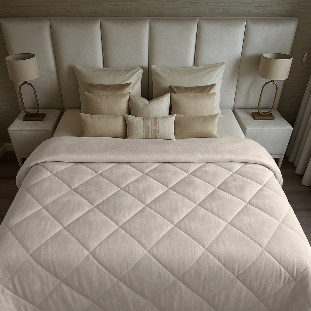 Dekbed Zonder Overtrek Velvet™ Pearl White