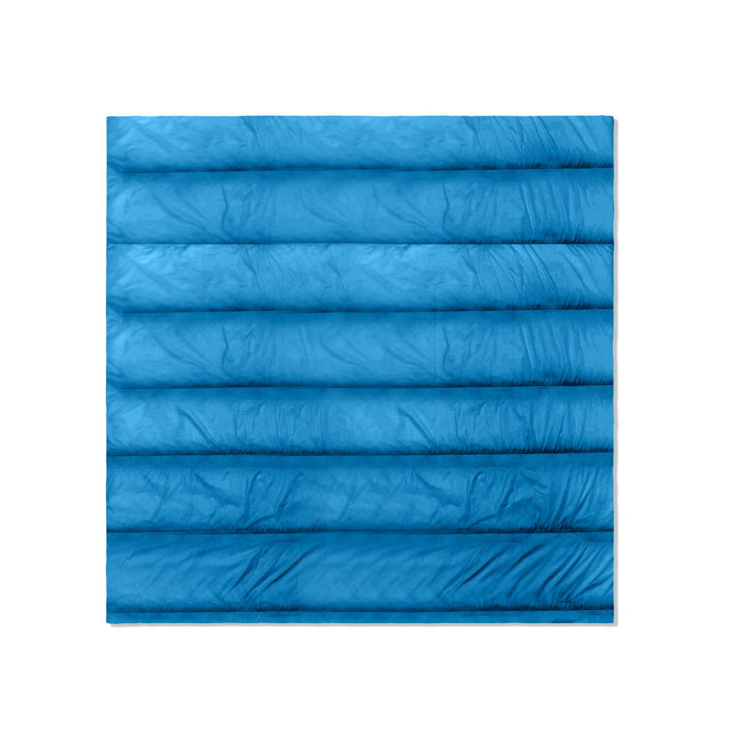 Dekbed zonder overtrek Blauw/Zwart 2 in 1 Dekbed