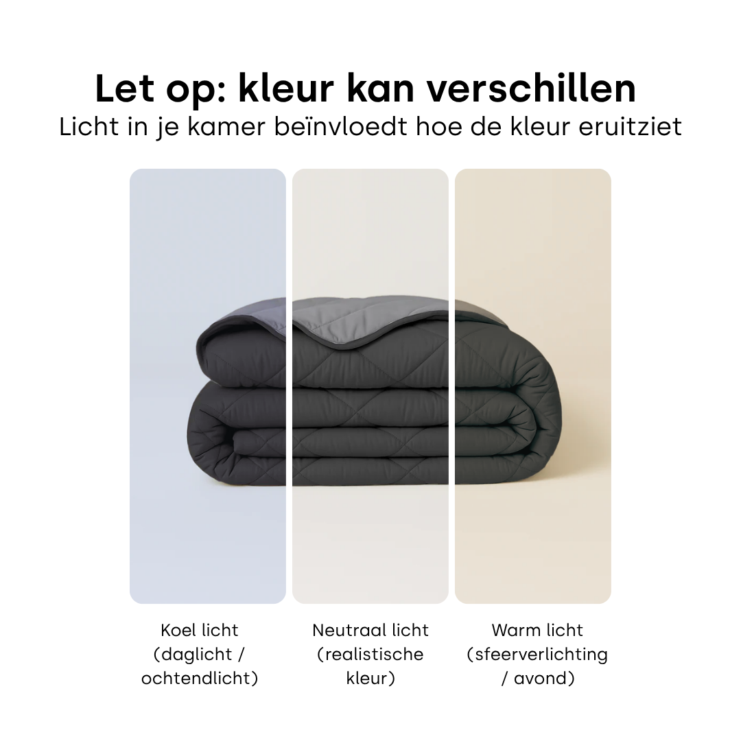 Y-NOT All Year Dekbed Antracite / Grey