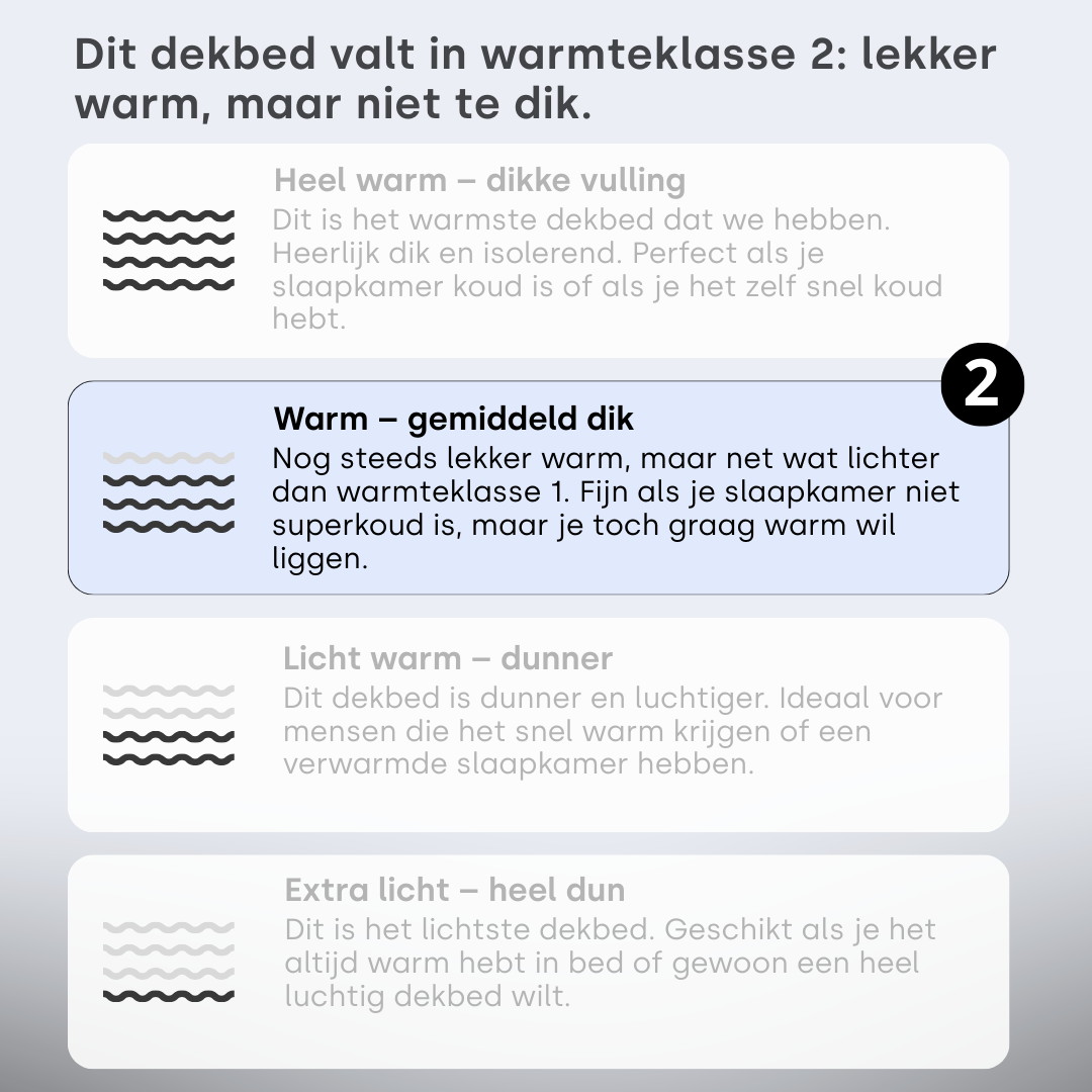 Y-NOT™ Dreambed Original All Year Light Blue / Dark Blue (220cm lang)