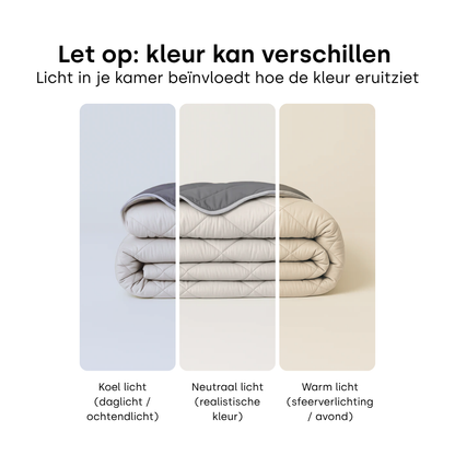 Y-NOT All Year Dekbed Grey / Offwhite