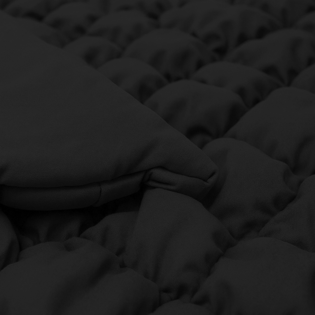 Dekbed Zonder Overtrek Fluffy Cube Jet Black