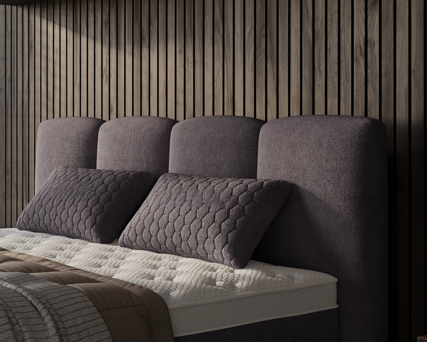 Allure bed met Opbergruimte + Hybrid Pocket 500 Matras  - Nº30 - Antraciet