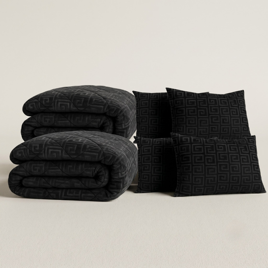 2 Dekbedden + 4 slopen | Velvet Designer Black