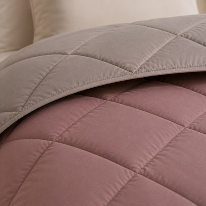 Y-NOT Zomerdekbed Taupe / Old Pink