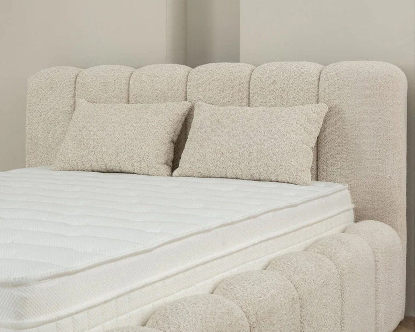 Pure Harmony bed met Opbergruimte + Hybrid Pocket 500 Matras  - Nº06 - Beige