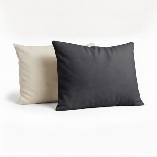 Y-NOT Kussenslopen Jersey Flannel Antra/Greige 60x70 cm 2-pack