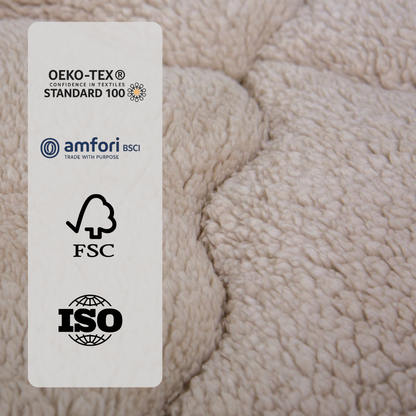 Dekbed Zonder Overtrek Teddy™ Cappuccino White