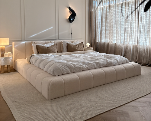 Adore Ledikant Deluxe - Modern laag zweefbed - Nº11 - Pearl Ivory