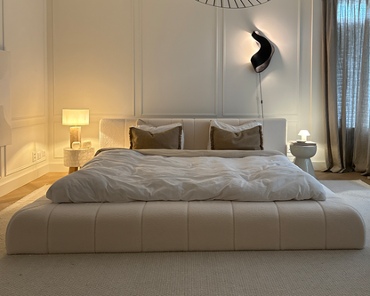 Adore Ledikant Deluxe - Modern laag zweefbed - Nº11 - Pearl Ivory