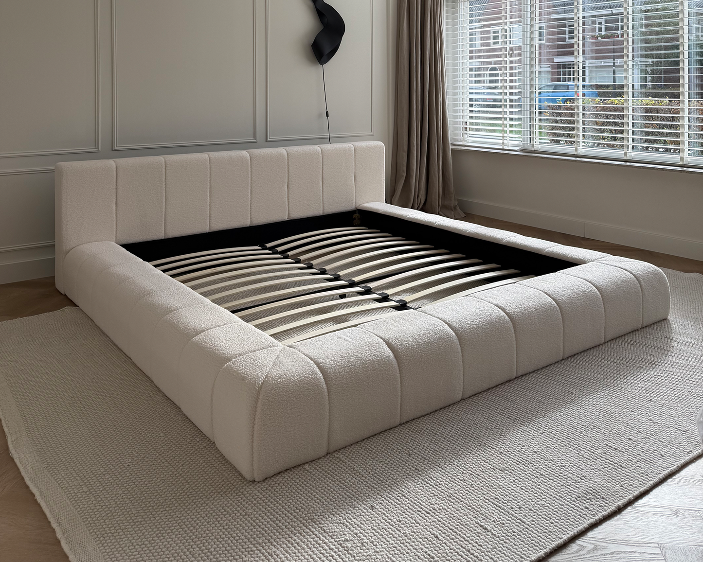 Adore Ledikant Deluxe - Modern laag zweefbed - Nº11 - Pearl Ivory