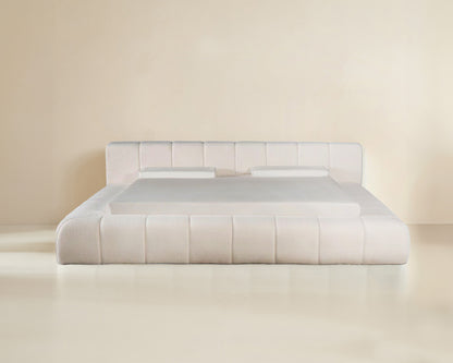 Amore Jazz Teddy bed  + Hybrid Pocket 500 Matras - Nº28 - Pearl White