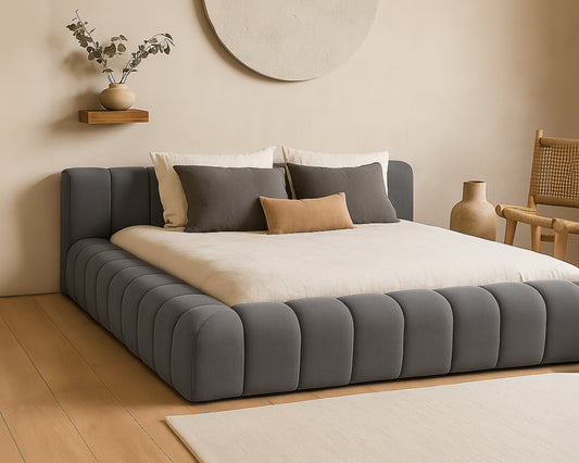 Amore Jazz Teddy bed  + Hybrid Pocket 500 Matras - Nº144 - Grey Antra