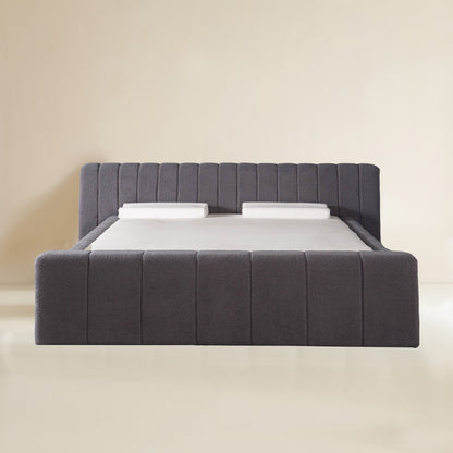 Amore Rituals Teddy bed  + Hybrid Pocket 500 Matras - Nº156 - Antracite