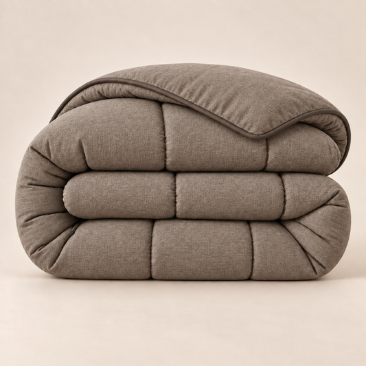 Y-NOT Premium Visgraat Dekbed Antraciet