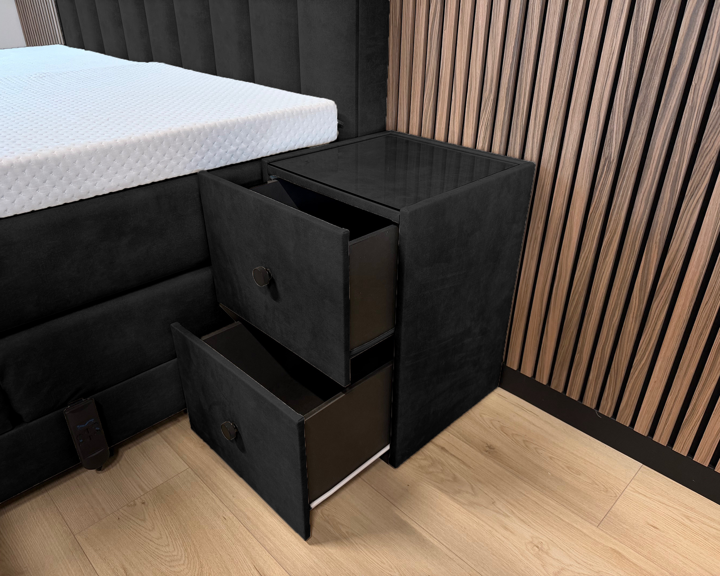 Y-NOT - Elektrische Boxspring - Lumière - Complete set - Nº30 Black