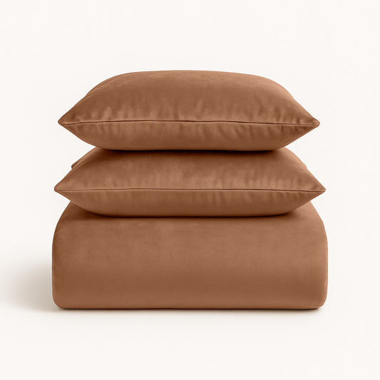 Dekbedovertrek set  Velvet Caramel Latte