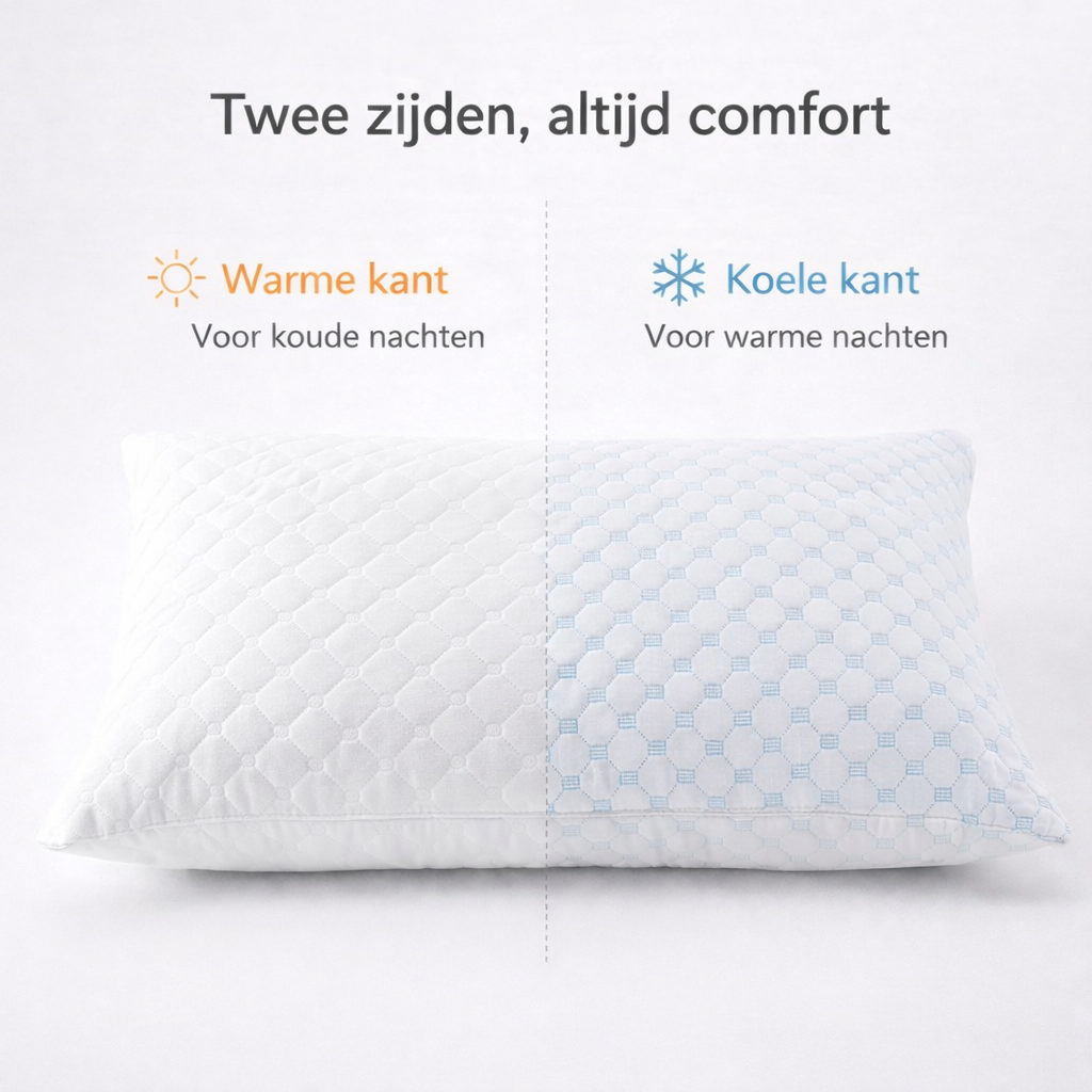 Y NOT Dreampillow Cloud hoofdkussen met warme en koele kant