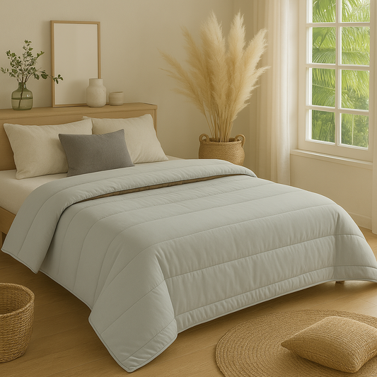 Dekbed zonder Overtrek Mat Satijn™ Grey