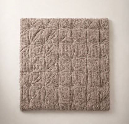 YNOT Dreambed Cloud Pom Pom Fur Taupe